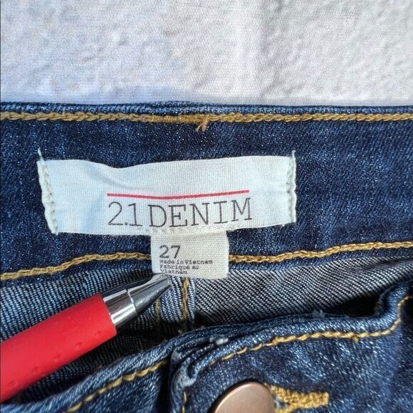 Forever 21 Denim Jean Shorts Size 27 Rolled Cuff Casual - Picture 6 of 6